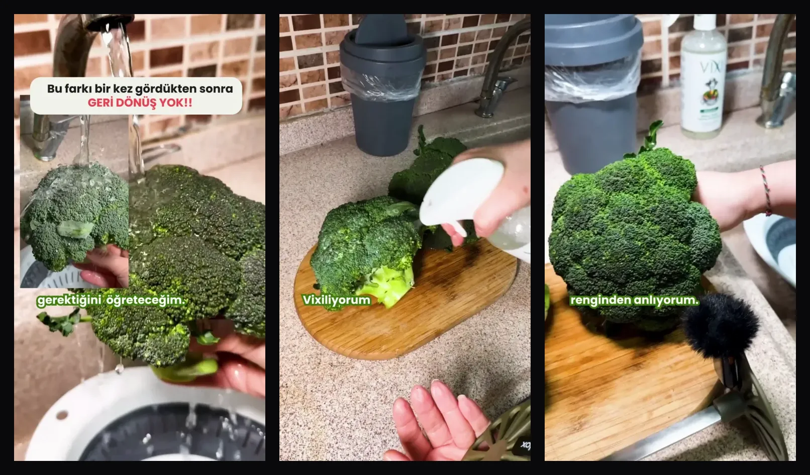 Frames from UGC we produced with creators